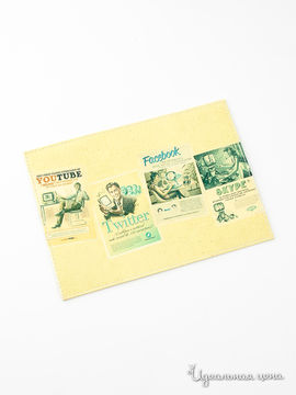 Обложка для паспорта Enjoy factory "БРИТАНИЯ", цвет желтый