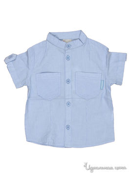 Рубашка Coccodrillo для мальчика, цвет голубой
