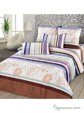 Комплект постельного белья Letto&Levele, цвет мультиколор, 2х спальный