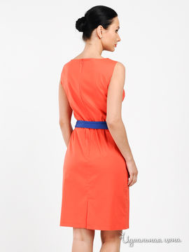 Платье LAURA DOFI женское, цвет коралловый