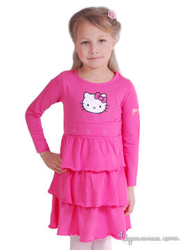 Платье Cartoon brands "HELLO KITTY" для девочки, цвет розовый