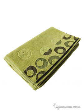 Полотенце махровок Shamrock, цвет зеленый, 70х140 см