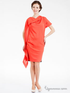 Платье Levall женское, цвет коралловый