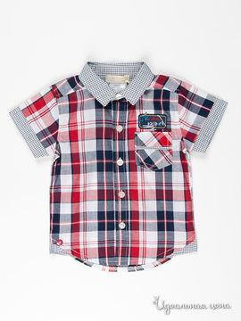Рубашка Krickets для мальчика, цвет синий / красный