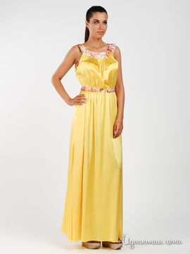 Платье Maria Rybalchenko женское, цвет желтый / розовый
