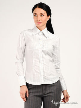 Рубашка Eighth Sin женская, цвет белый / черная полоска