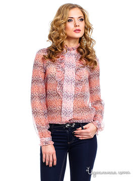 Блуза MONDIGO женская, цвет персиковый