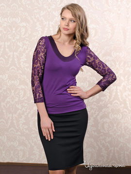Блуза Mirella sole, цвет фиолетовый