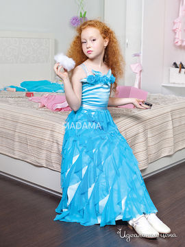 Платье MADAMA, цвет голубой