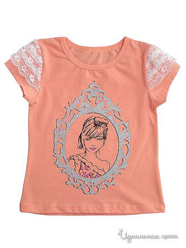 Блуза Figaro для девочки, цвет персиковый