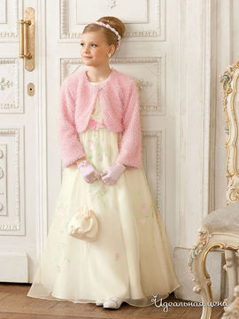 Платье Perlitta для девочки, цвет кремовый, розовый