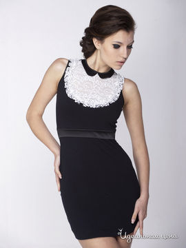 Платье Arefeva, цвет черный, белый