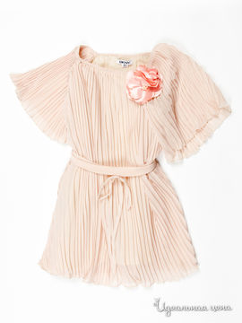 Платье DKNY для девочки, цвет кремовый