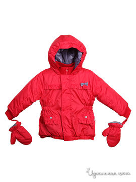 Куртка COCCODRILLO для девочки, цвет  красный