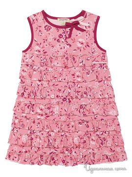 Комплект : платье, леггинсы Playtoday для девочки, цвет   розовый, фуксия