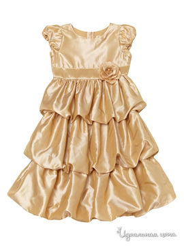 Платье Playtoday для девочки, цвет золотистый