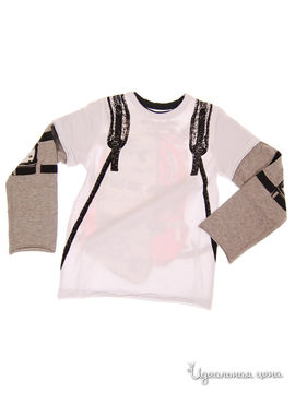 Кофта с длинным рукавом "Skater Backpack" Mini Shatsu, цвет мульти с аппликацией