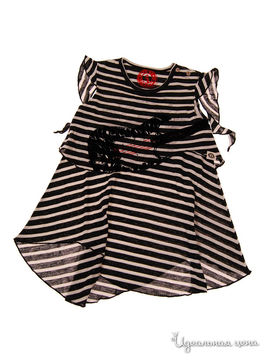 Платье Mini Shatsu для девочки, цвет черный, серый