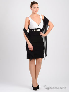 Платье FERRI COUTURE, цвет черно-белый