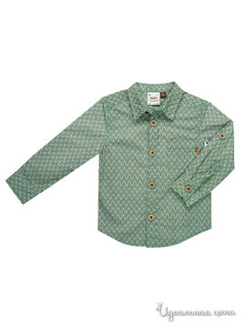 Рубашка Fore!! Axel & Hudson для мальчика, цвет зеленый, белый