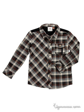 Рубашка Fore!! Axel & Hudson для мальчика, цвет коричневый, бежевый