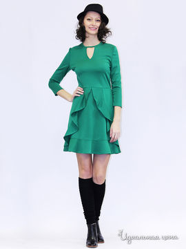 Платье NASTYA SERGEEVA by MAY BE, цвет зеленый