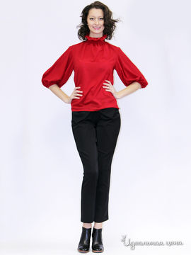 Блуза NASTYA SERGEEVA by MAY BE, цвет красный