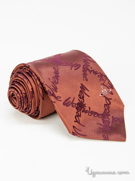 Галстук Westwood cravatta, цвет коричневый, бордовый