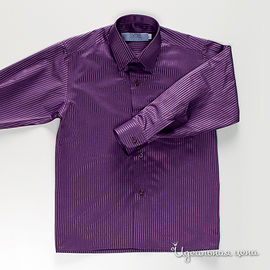 Рубашка в фиолетовую полоску