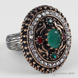 Кольцо Migura, цвет зеленый