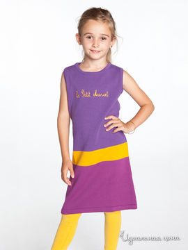Платье Le Petit Marcel для девочки, цвет сиреневый