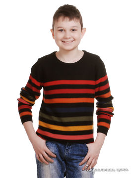 Пуловер Little Marcel, принт в полоску