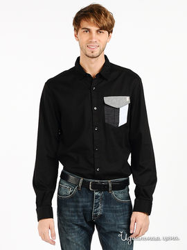Рубашка Galliano, цвет черный