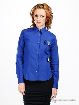 Рубашка Love Moschino, цвет синий