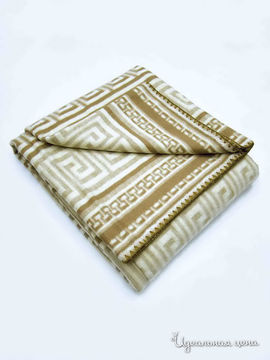 Одеяло хлопок 100% Ярослав, цвет бежевый, коричневый, белый