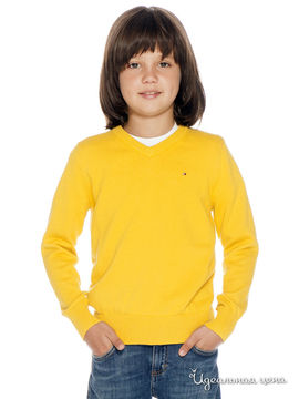 Пуловер Tommy Hilfiger для мальчиков, цвет желтый