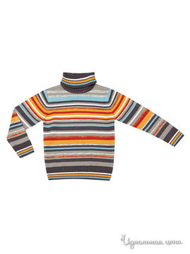 Свитер  для мальчика Playtoday, цвет  серый, оранжевый, белый, терракотовый, голубой