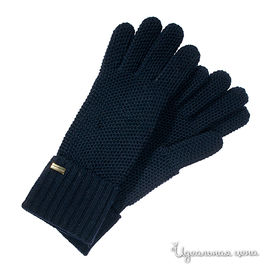 Перчатки трикотажные Les Copains, темно-синие