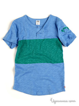 Футболка "Short Sleeve Henley" Appaman USA для мальчика, цвет голубой