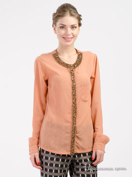 Блуза Гуд Silvian Heach, цвет морковный