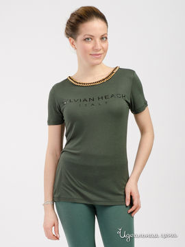 Рубашка Silvian Heach, цвет темно-зеленый