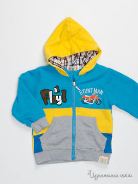 Куртка Kidly для мальчика, цвет голубой, желтый