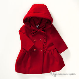 Пальто Chavi для девочки, цвет красный, рост 66-71 см