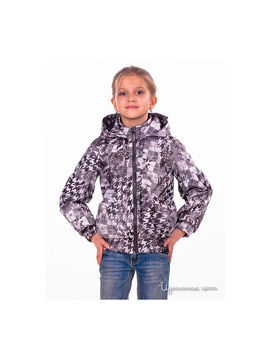 Куртка детская Alisa Line, цвет гусиная лапка серая