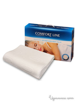 Анатомическая подушка, ComfortLine, белая