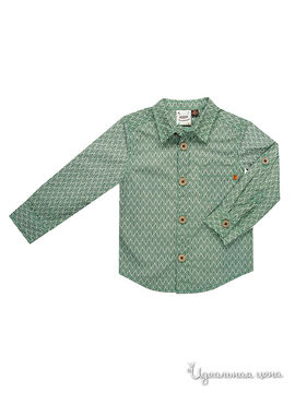 Рубашка Fore!!Axel&Hudson для мальчика, цвет зеленый/белый