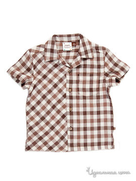Рубашка Fore!!Axel&Hudson для мальчика, цвет коричневый