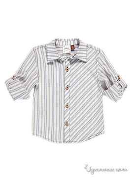 Рубашка Fore!!Axel&Hudson для мальчика, цвет кремовый/серый