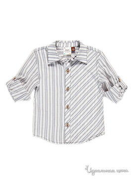 Рубашка Fore!!Axel&Hudson для мальчика, цвет кремовый/серый