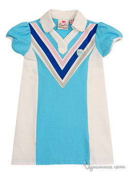 Платье-поло ForeNBirdie для девочки, цвет голубой